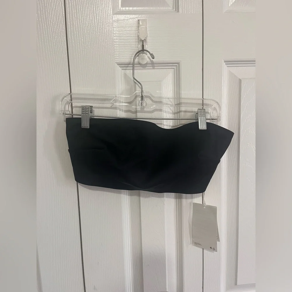 COS Bandeau Top Black Size 14 NWT